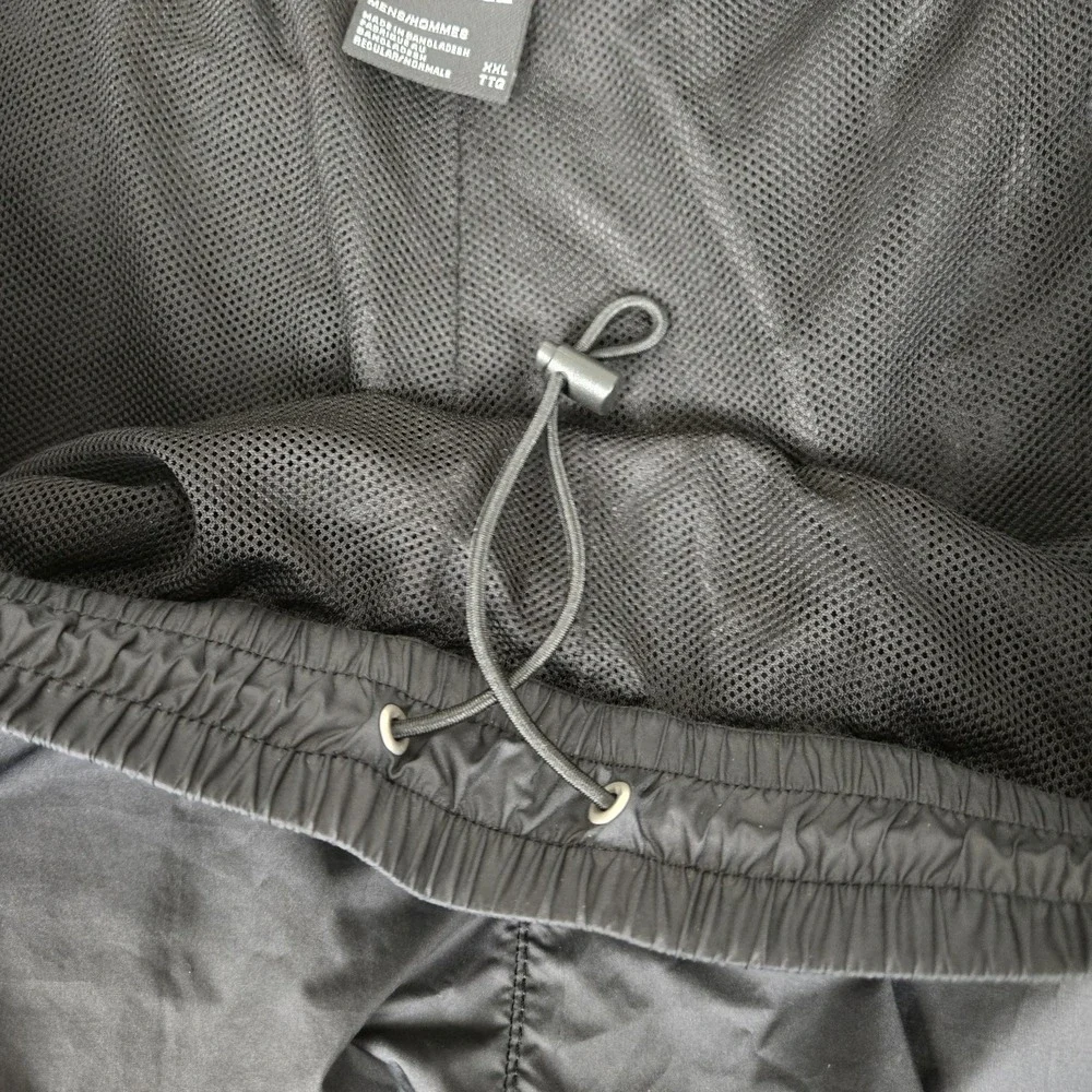 The North Face Hydrenaline Pants 2000 Mems 2XL Black Windwall Drawstring Tapered